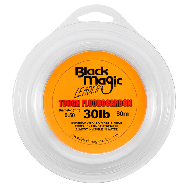 Black Magic Leader Tough Fluorocarbon 30lb 80m