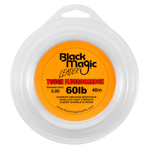 Black Magic Leader Tough Fluorocarbon 60lb 40m