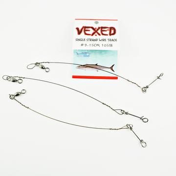 Vexed Wire Trace Single Strand 140lb 15cm 5 Pack