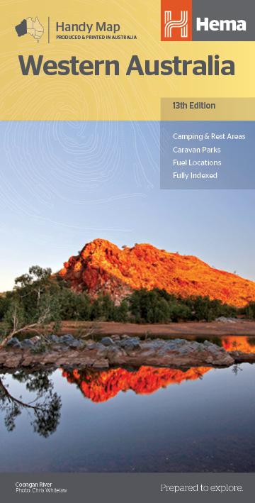 Hema Western Australia Handy Map (12th Edition)